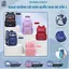 Balo nơ học đường Hàn Quốc chống gù, chống nước, siêu nhẹ cho bé cấp 1 -Kimbunshop72