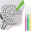 XOITU 10 Chiếc Đầu Tắm Bàn Chải Vệ Sinh Lỗ Nhỏ Dụng Cụ Làm Sạch Chống Tắc Mini Crevice Lông Cho Vòi Phun Khoảng Cách Phòng Tắm Ô Tô VN
