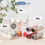 Khay Để Bình Nước HomeMate Trong Suốt Bằng Nhựa PET, Kệ Đựng Bình Nước Tủ Lạnh Chống Trượt Tiết Kiệm Không Gian
