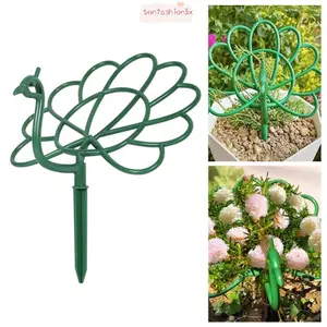 ITRUMPET Hỗ trợ cây trồng, Khung dính ngoài trời Hình con công Trellis, Giá đỡ chậu Hoa Khung leo cây Hoa sân