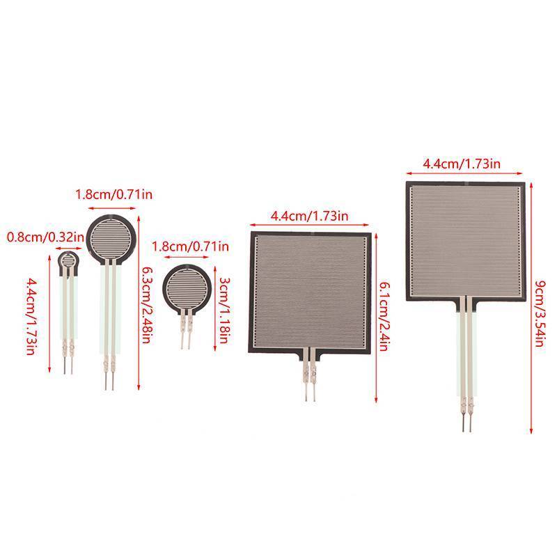 NS FSR400 FSR402 FSR406 Điện trở nhạy lực 0,5 Inch cho điện trở cảm biến lực tương thích Arduino NS