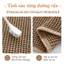 Thảm Lau Chân Vải Tổ Ong Waffle Cao Cấp, Thảm Nhà Tắm Thấm Hút Nhanh Chống Trượt Có Thể Giặt Máy
