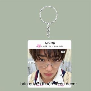 Móc khoá cortis ver airdrop KEYCHAIN ACRYLIC AIRDROP KEONHO CORTIS GLITTER