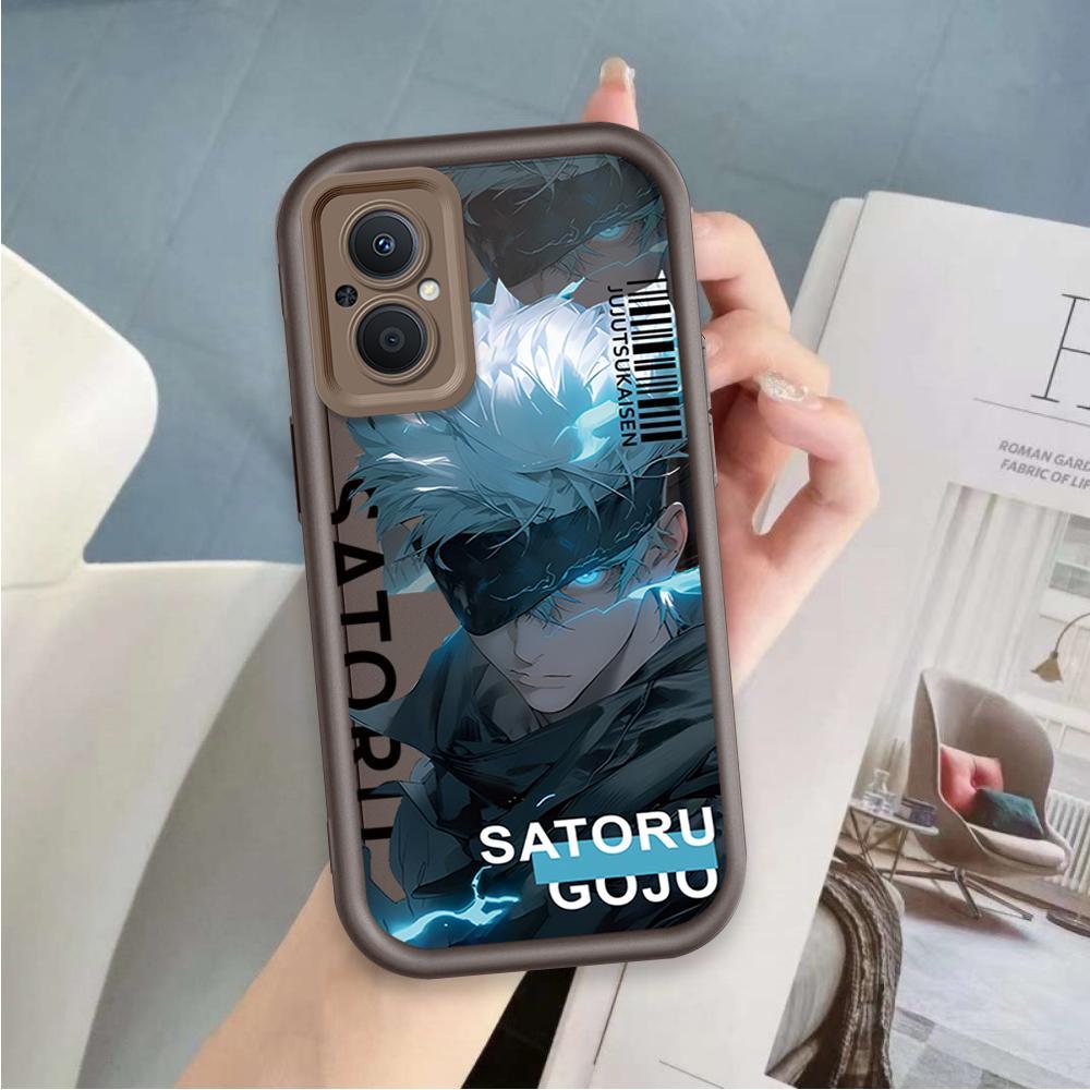 Ốp Lưng Cho OPPO Reno 7Z 8Z 5G Hoạt Hình Silicon Mềm Ốp lưng TPU Jujutsu Kaisen Anime Mắt Thiên Thần Ốp Lưng Chống Sốc