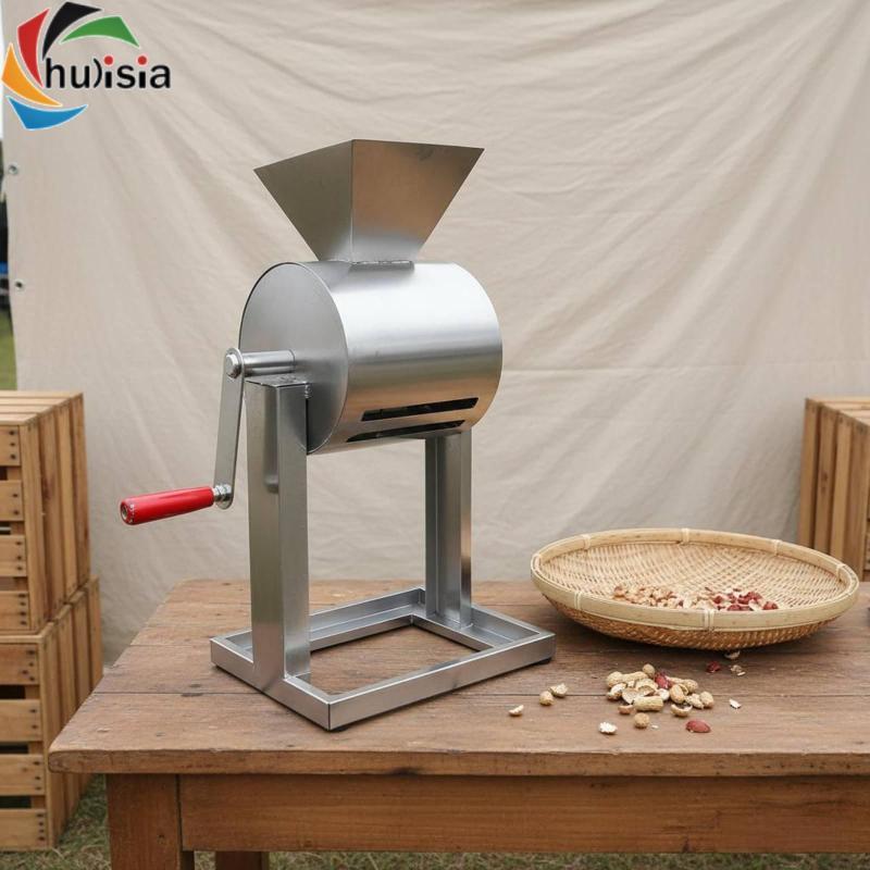 Hướng dẫn sử dụng Dụng cụ bóc vỏ đậu phộng hiệu quả Nhà bếp Xử lý đai ốc Thiết bị quay tay cho nông nghiệp gia đình