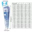 Máy đo cảm biến bằng nhựa Dụng cụ đo độ dày 0,05-2mm Máy đo cảm biến 20 trong 1 để đo khoảng cách