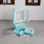 HFTOY 1 Bộ Đồ Ăn Thu Nhỏ Chơi Nhà Bếp Cảnh Nhà Thơ Nội Thất Mẫu 1: 12 Nhà Chơi Đồ Chơi Nhà Búp Bê Hoạt Hình Tủ Lạnh Mini ~