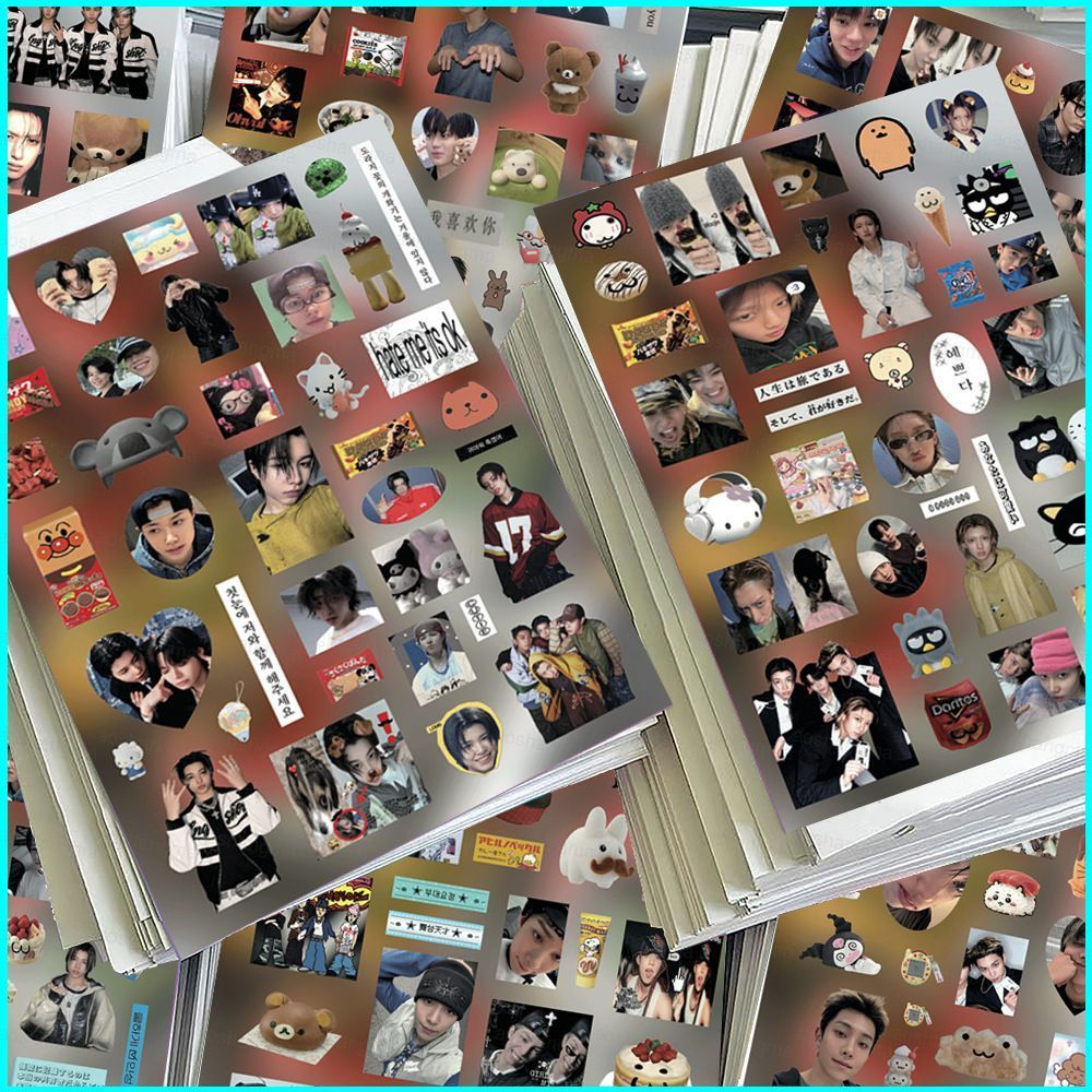 HK1 8 Tờ / bộ LNGSHOT Louis Dán Bắn Người Gọi Graffiti Notebook Hành Lý Chống Thấm Nước Trang Trí KH1