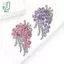 Trâm cài bó hoa nho sang trọng dành cho nữ Áo khoác thời trang Phụ kiện trang sức Pin hoàn hảo cho trang phục công sở