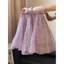Váy chấm bi ngọt ngào kiểu Pháp cực lớn mùa xuân hè Phong cách mới Thời trang gạc khâu váy bánh