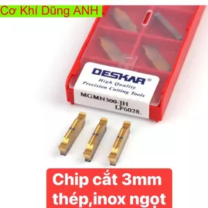 Chíp Cắt 2li, 3li, 4li DESKAR Biên Cong Phủ Vàng Mới Dòng Biên Cong Cắt thép inox Ngọt, Dòng GIá Rẻ