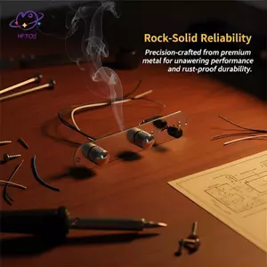 HFTOY 1 Đàn Guitar Tuyến Tính Tấm Sắt Prewired Dây 3 Chiều Núm Công Tắc Tải Bộ Dây Cho Strat Tele Phong Cách Nhạc Cụ ~