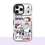 Ốp điện thoại mềm hình chú chó hoạt hình vui nhộn lấp lánh cho iPhone 16 15 14 Plus 13 12 11 17 Pro Max Vỏ bảo vệ chống sốc