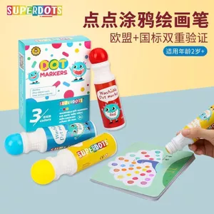 Thấp Trẻ Chấm Graffiti Bút Tranh Bộ Nghệ Thuật Tô Màu Mẫu Giáo Tranh Dụng Cụ Trẻ Em Có Thể Giặt Màu Nước Bút 0602