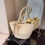 Văn Học Handmade Túi Rơm Nữ Hàn Quốc Đi Biển Kỳ Nghỉ Giỏ Rau Túi Dệt Một Vai Di Động Đi Biển Xô Túi Lớn