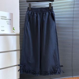 Quần dài ice silk cho bé gái – Mỏng nhẹ nhanh khô, ống rộng thoải mái, dễ phối mùa hè