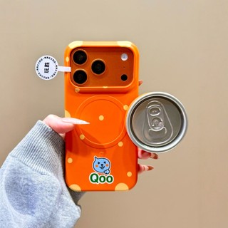 Ốp điện thoại di động Coke Orange Soda có thể từ tính sang trọng Thích hợp cho iPhone17 Pro Max 16 15 14 Pro Max Bảo vệ Camera chống sốc Vỏ cứng chống rơi