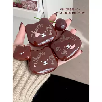 LEEMBER LEEMBER Rượu Vang Đỏ Lip Cheek Kem Đa Năng Son Môi Kem Blush Xám Hồng Hồng Cà Phê Màu Sửa Chữa Mặt