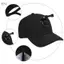 apill Tbest Mũ bóng chày Camera Mount J Hook Buckle Tương thích với các dòng Camera hành động Ghi hình bàn tay để luyện tập Leo núi Du lịch Chất liệu cotton mềm mại Dây đeo đầu có thể điều chỉnh Màu đen