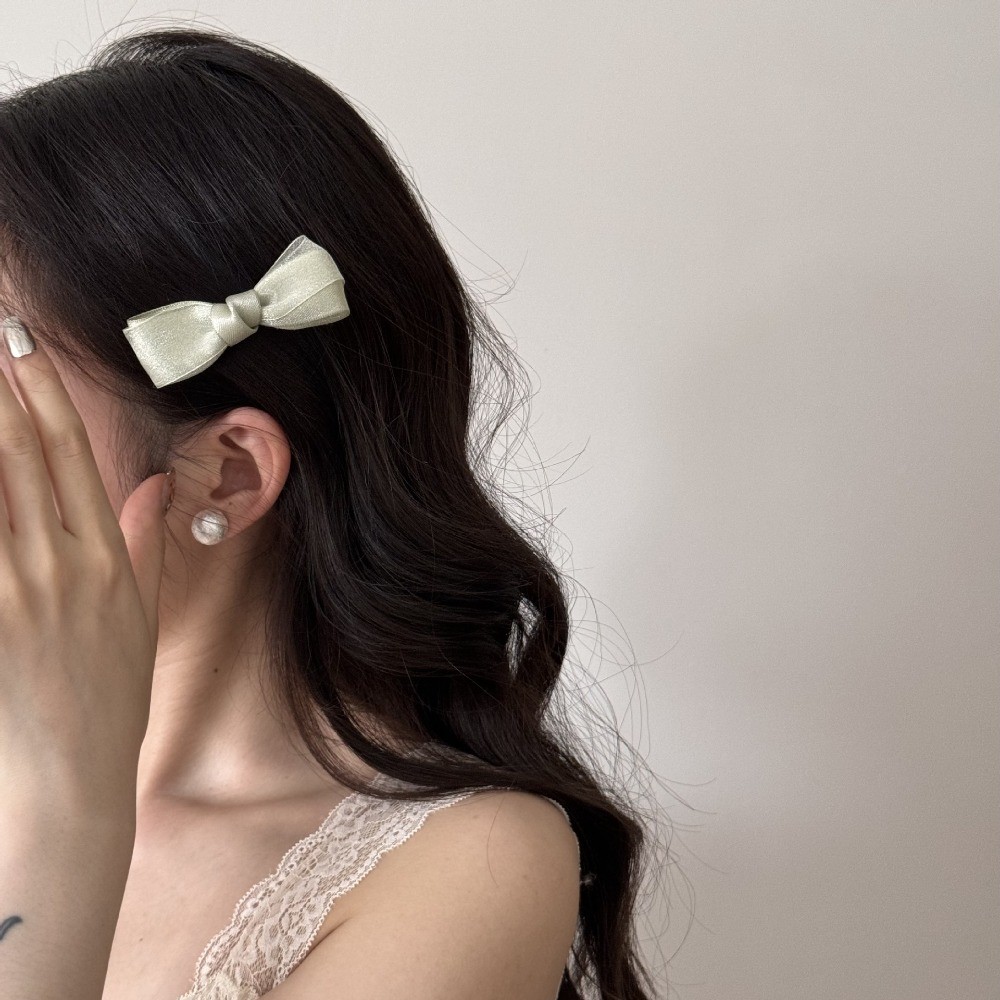 Hululu / Ngọt Ngào Dễ Thương Cao Cấp Nơ Tóc Top Kẹp Phụ Kiện Tóc Mũ Đội Đầu Cô Gái Đầu Lưng Kẹp Phụ Kiện Tóc