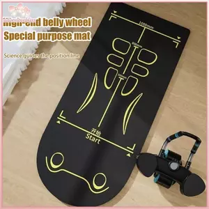 THÊM Thảm tập Yoga Chống trượt Sho Hấp thụ Thi Kneeling Mat Miếng đệm quỳ Có thể tái sử dụng Thảm tập thể dục cho nam giới tại nhà Pilates Tập luyện sàn BSS