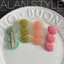 Alan Phong Cách Mới Acetate Màu Series Chấm Bi Thời Trang Kẹp Tóc Nhỏ Jelly Bean Dây Bé Gái Phù Hợp Với Nổ Tóc Gãy @ -