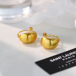 S925 Bạc Kim Bông Tai Mờ Thời Trang Đơn Giản Nữ Trang Sức Quà Tặng Mặc Hàng Ngày