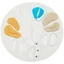 Silicone Arch Pad Flat Foot Correction Đế Chân Hỗ Trợ Chân Vòm Cao Hấp Thụ Sốc Loại xo Chỉnh Sửa Chân pu Foot Pad MP3L