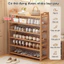 Kệ Giày Dạng Tầng Giá Để Giày Bền Với Tre Tự Nhiên Giá Rẻ Mối Mọt Chống Ẩm Mốc Cho Phòng Trọ