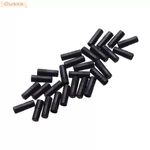 OUSXA 50 / 100 Chiếc Phanh Xe Đạp Bánh Răng Đường Đen Ống Dụng Cụ Mũ Nhựa Đầu Uốn