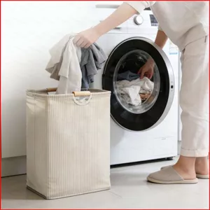 ST2 Có Thể Gập Lại Giặt Hamper Cao Hình Chữ Nhật Quần Áo Bẩn Giỏ Bảo Quản Vải Hộp Bảo Quản TS2