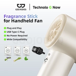 Quạt cầm tay Phụ kiện GOOJODOQ tích hợp bộ khuếch tán hương thơm và tương thích với các loại có giao diện type-c