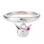 S925 Mạ Bạc Sanrio Bạn Gái Nhẫn Toàn Thân Bạc Kuromi Giai Điệu Nhẫn Bạc Cặp Đôi Bạn Gái Quà Tặng