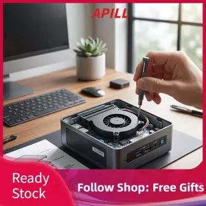 apill Gugxiom Quạt Làm Mát CPU BSB05505HP cho NUC5 NUC6 NUC7 i3 i5 i7 Mini PC 4 Pin Kết Nối CBXG2 Brix NUC5CPYH NUC7BNH