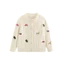 Áo khoác len VN Girls Cardigan 2025 Mùa xuân Phong cách mới Dệt tay Quần áo trẻ em cho trẻ sơ sinh