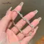 AqToCna Ánh Sáng Sang Trọng Màu Hồng Pha Lê Zircon Vòng Tay Dành Cho Nữ Cô Gái Thời Trang Tinh Tế Sáng Bóng Kim Cương Giả Lắc Tay Trang Sức Phụ Kiện Quà Tặng AqToCna