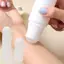 Trong kho 50/100ml Trắng nhựa con lăn bóng chai bơm lại du lịch tinh dầu container cá tuyết