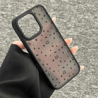 Chân mèo con đơn giản dễ thương Thích hợp cho iPhone 12 ProMax 17 Pro Vỏ bảo vệ chống sốc XS Max 16 11 Pro 13 Plus 15 Pro Max XR 7 Plus 17 16 ProMax Soft Matte Acrylic