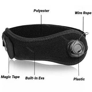 1 Chiếc Dây Đeo Đầu Gối Patella Tendon, Hỗ Trợ Giảm Đau Đầu Gối Nẹp Đi Bộ Đường Dài, Bóng Đá, Bóng Rổ, Chạy Bộ, Nhảy Đầu Gối, Quần Vợt, Viêm gân