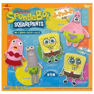 Hàng có sẵn Câu lạc bộ đậu phộng Nhật Bản Đồ chơi viên nang SpongeBob SquarePants Mặt dây chuyền sang trọng Bom thứ hai Pie Daxing R4NG