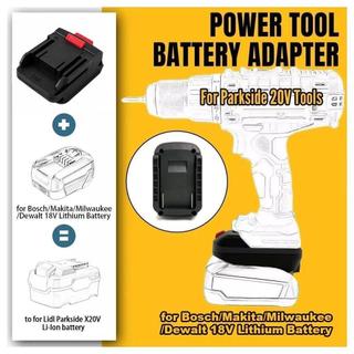 [Vận chuyển nhanh] Bộ chuyển đổi pin Lithium GILDEDHOMIN 18V 2 trong 1, đế chuyển đổi nhựa cho máy khoan/dụng cụ điện
