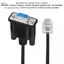 apill Yoidesu RS232 DB9Pin Female sang RJ11 RJ12 Cable Serial Console cho Drive Stepper Devices với đầu nối vỏ kim loại được bảo vệ hoàn toàn 6ft