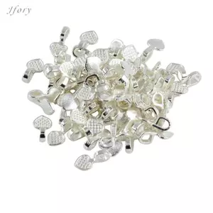 100 Chiếc Trái Tim Keo Trên Bail Mặt Dây Chuyền Tìm Thủ Công Quyến Rũ DIY Kết Nối Mặt Dây Chuyền