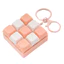 < Pluscloth > Móc khóa bàn phím Fidget 9 phím – Nút giải nén đồ chơi lo âu giảm căng thẳng di động dành cho người lớn Thiết kế móc khóa trẻ em để dễ dàng mang theo Fidget di động