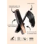 Mascara 2-trong-1 Chuốt Mi Dài Dày Cong Vút Chống Nước Không Lem Không Trôi Giữ Nếp Bền Màu 24H