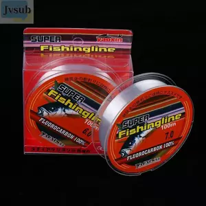 JVSUB 100m 100% Fluorocarbon Nylon PA Bền Dây Mạnh Dây Dây Angling Dây Giải Quyết Dây