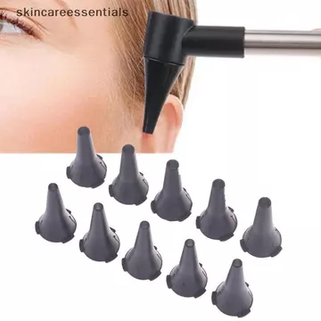 Chăm sóc da cần thiết] 5 CÁI Y tế Có thể tái sử dụng Otoscopio Không dùng thuốc Ống nghe Đầu ống nghe Đầu phụ kiện Bộ phận vòi phun tai Hình nón cho ống nghe MỚI