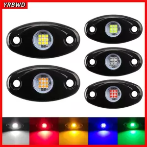 Đèn LED dưới gầm ô tô YRBWD, đèn LED dưới thân đơn màu Tất cả đèn khung gầm xe địa hình, đèn khung gầm thuyền ô tô 2024 - đèn trang trí ngoại thất xe tải địa hình cho xe Jeep