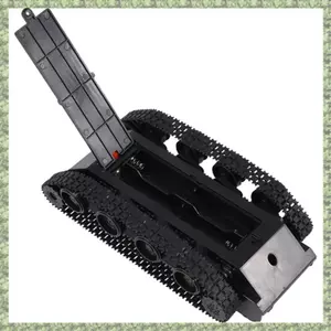 Rc Xe Tăng Robot Thông Minh Xe Tăng Khung Xe Bộ Cao Su Theo Dõi Bánh Xích Cho 130 Động Cơ Tự Làm Robot Đồ Chơi Cho Trẻ Em