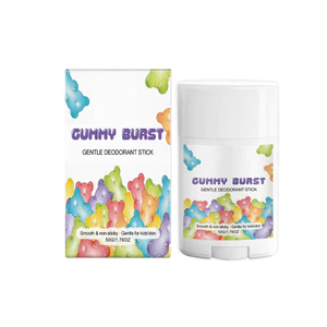 Kẹo dẻo Burst Kids Gentle Deodorant Stick 50g - Chăm sóc nách nhẹ nhàng không dính mịn màng cho trẻ em Que khử mùi thân thiện với trẻ em - Không gây kích ứng cho da nhạy cảm